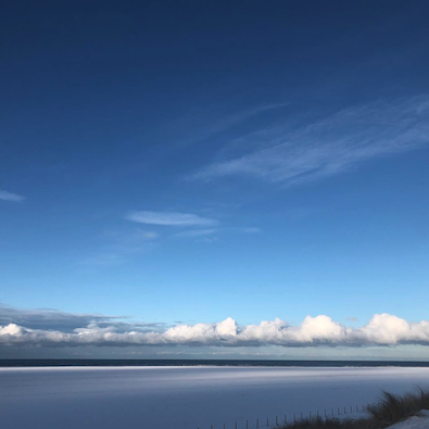 Snow on the Beach (27.02.2018)