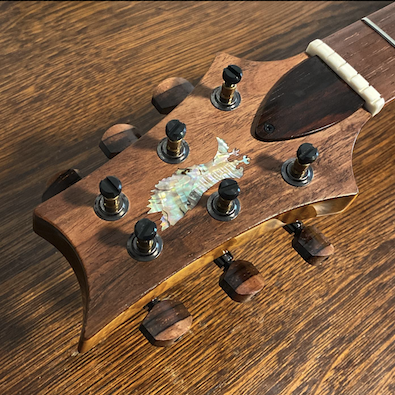 PRS Private Stock headstock - Brazillian Rosewood