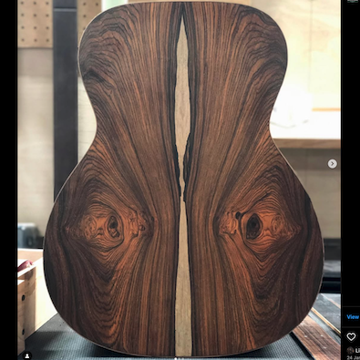 SANTA CRUZ workshop - Koa back