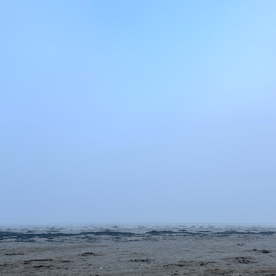 Blue Mist on the Beach